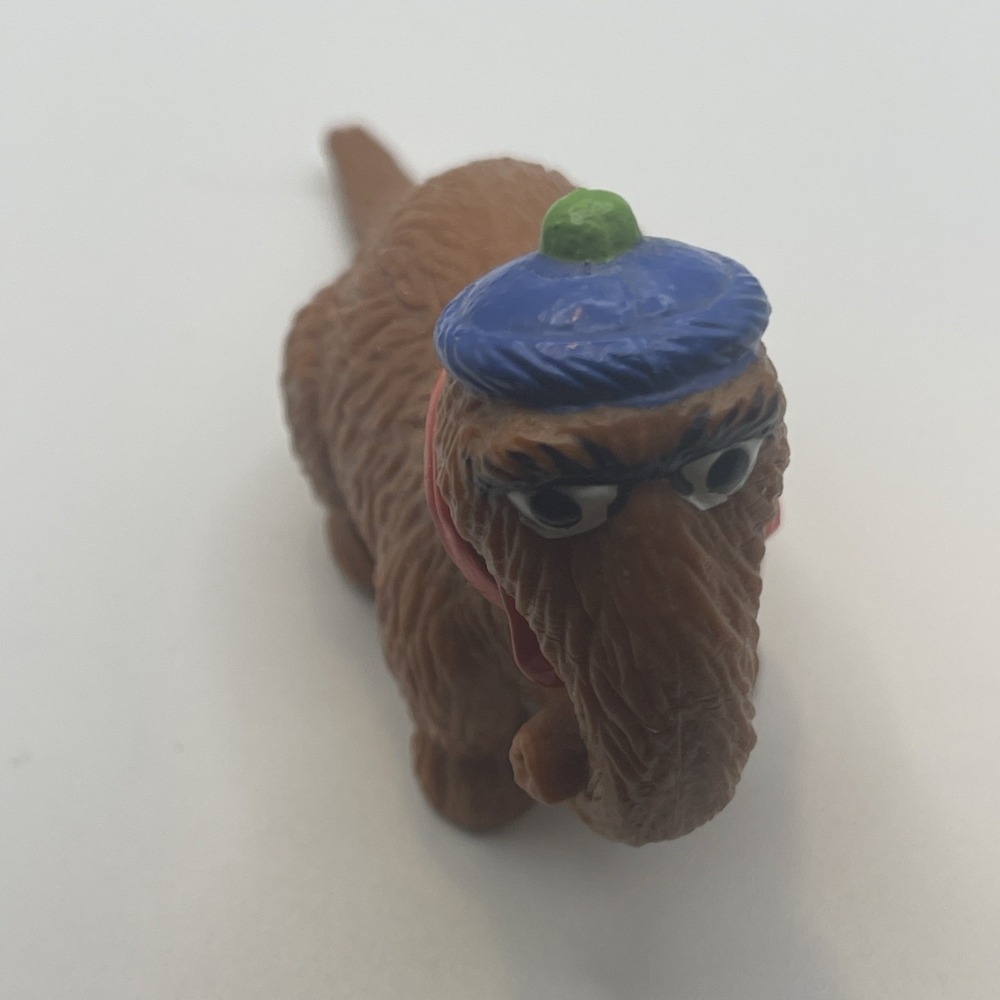 Snuffy Snuffleupagus With Hat Sesame Street Applause 1980s PVC Figure Vintage - Picture 9 of 13